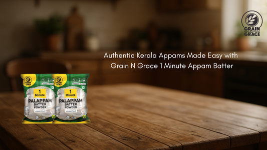 Authentic Kerala Appams Made Easy with Grain N Grace 1 Minute Appam Batter