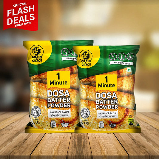 Two Dosa Batter Bundle Grain N Grace