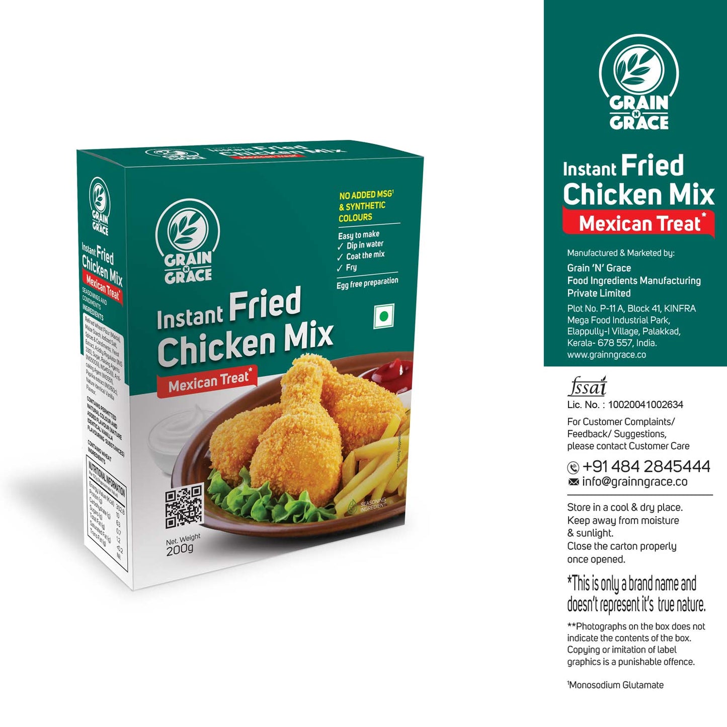 Instant Fried Chicken Mix Mexican Treat 100g (Buy 1 Get 1 Offer)
