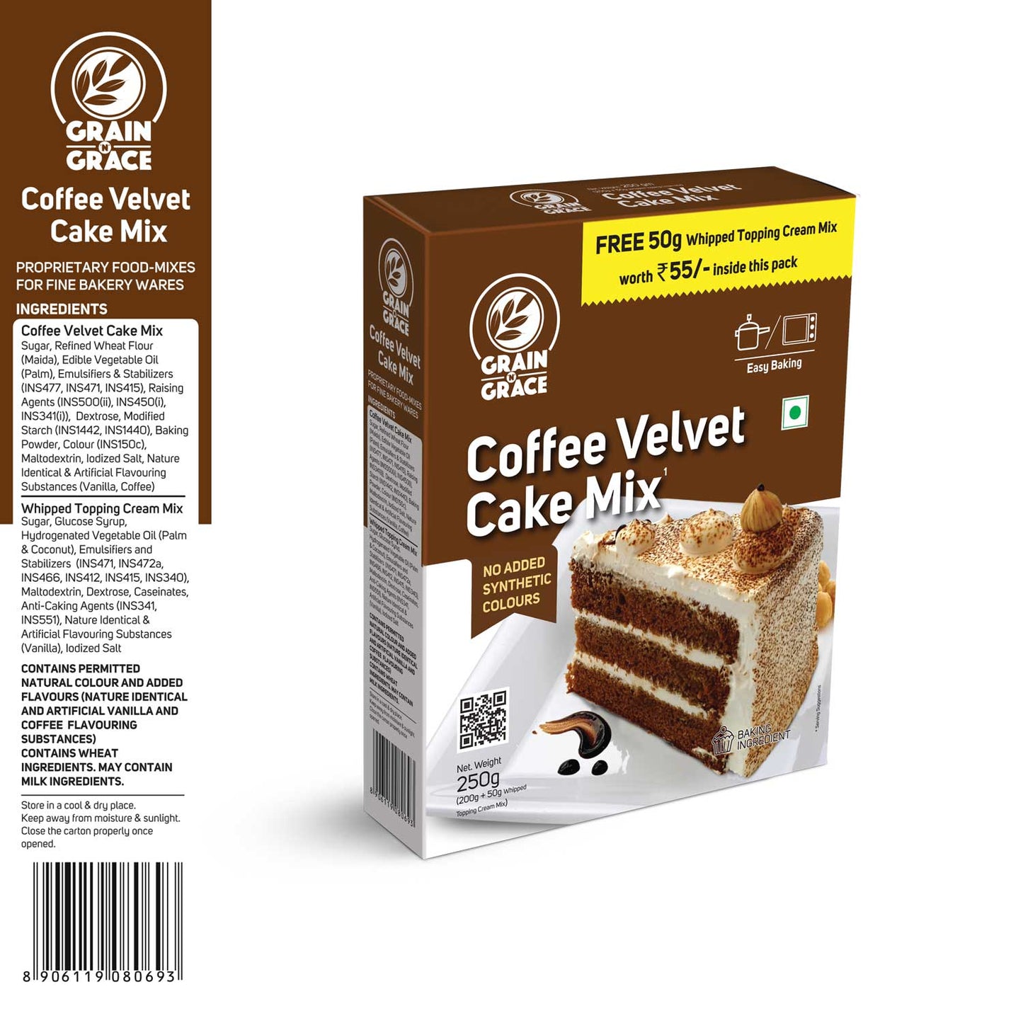 Coffee Velvet Cake Mix 250g (Buy 1 Get 1 Offer)