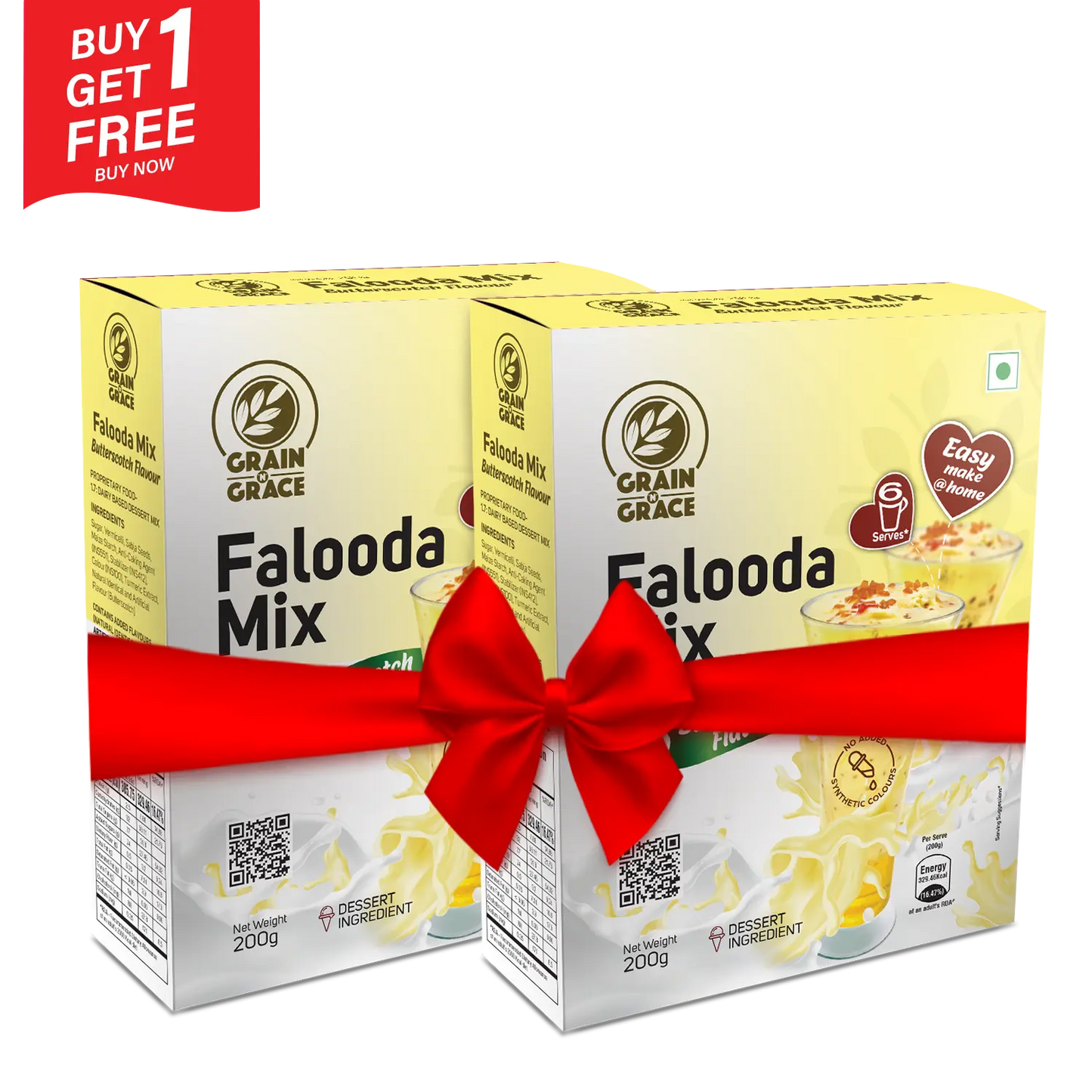 Falooda Mix – Butterscotch Flavour 200g (Buy 1 Get 1 Offer) Grain N Grace