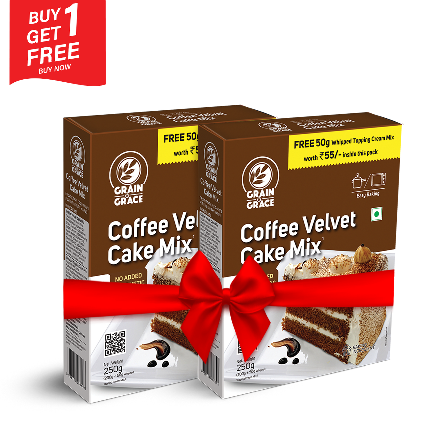 Coffee Velvet Cake Mix 250g (Buy 1 Get 1 Offer)