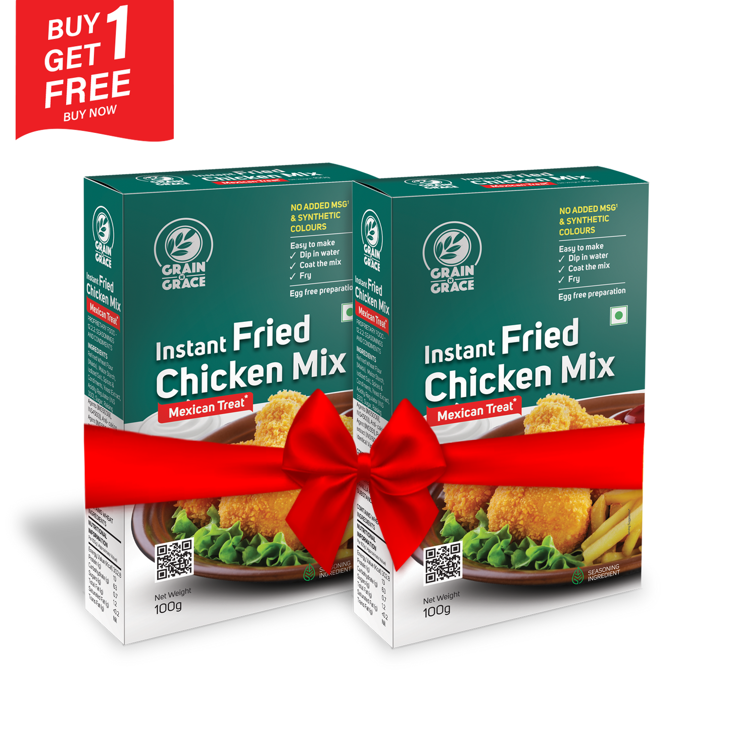 Instant Fried Chicken Mix Mexican Treat 100g (Buy 1 Get 1 Offer)