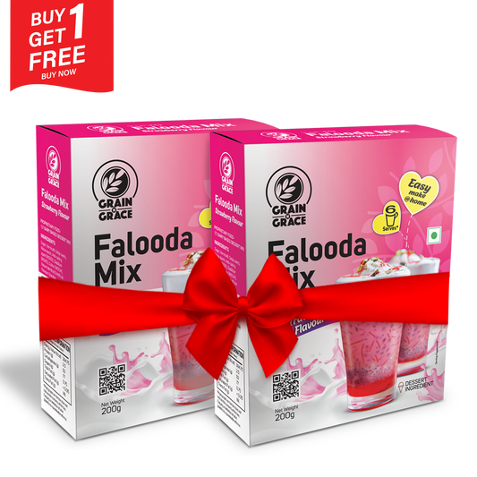 Falooda Mix – Strawberry Flavour 200g (Buy 1 Get 1 Offer)