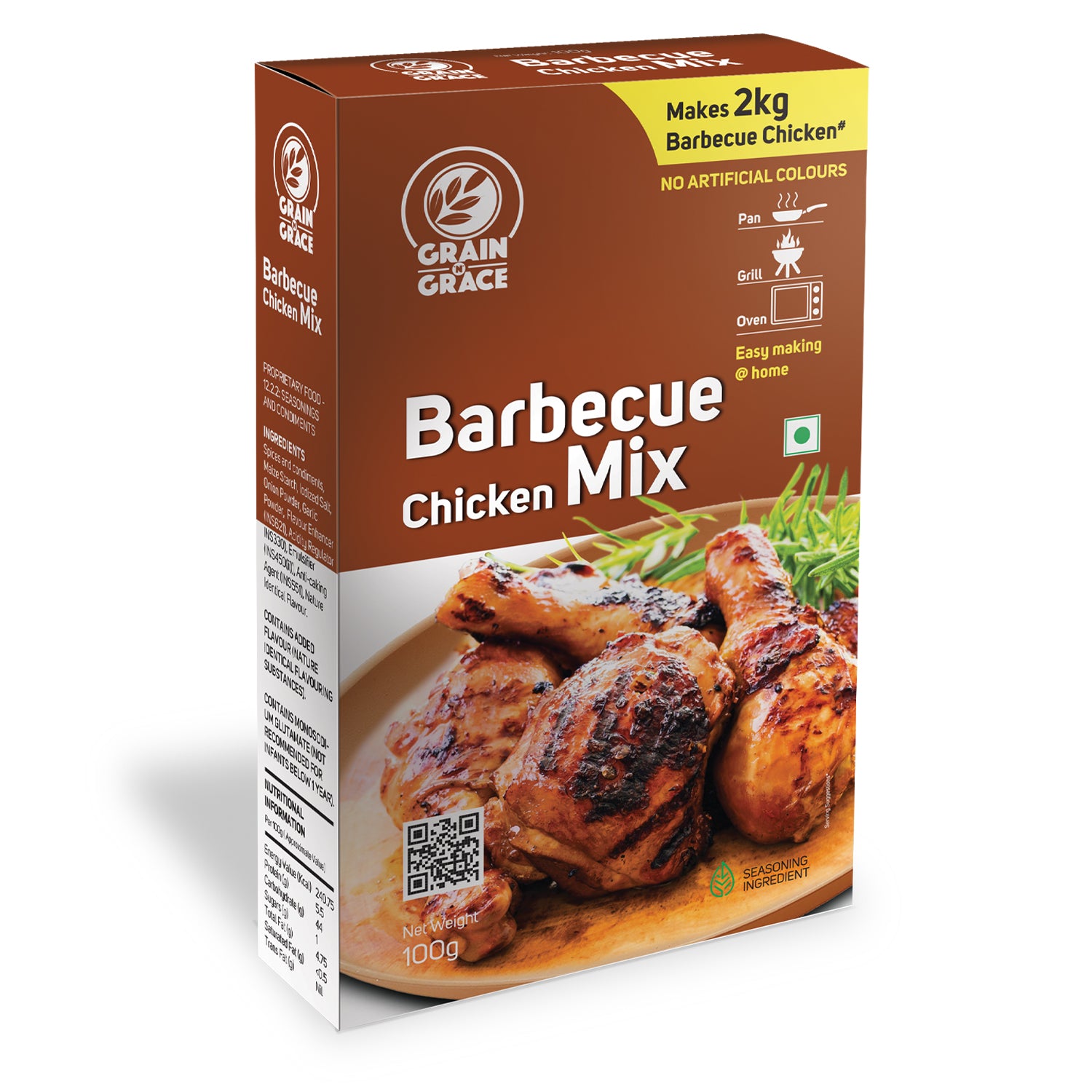 Barbecue Chicken Mix (100g) – Grain N Grace - Main Image