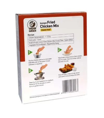 Instant Fried Chicken Mix – Classic Treat (200 g) Grain N Grace