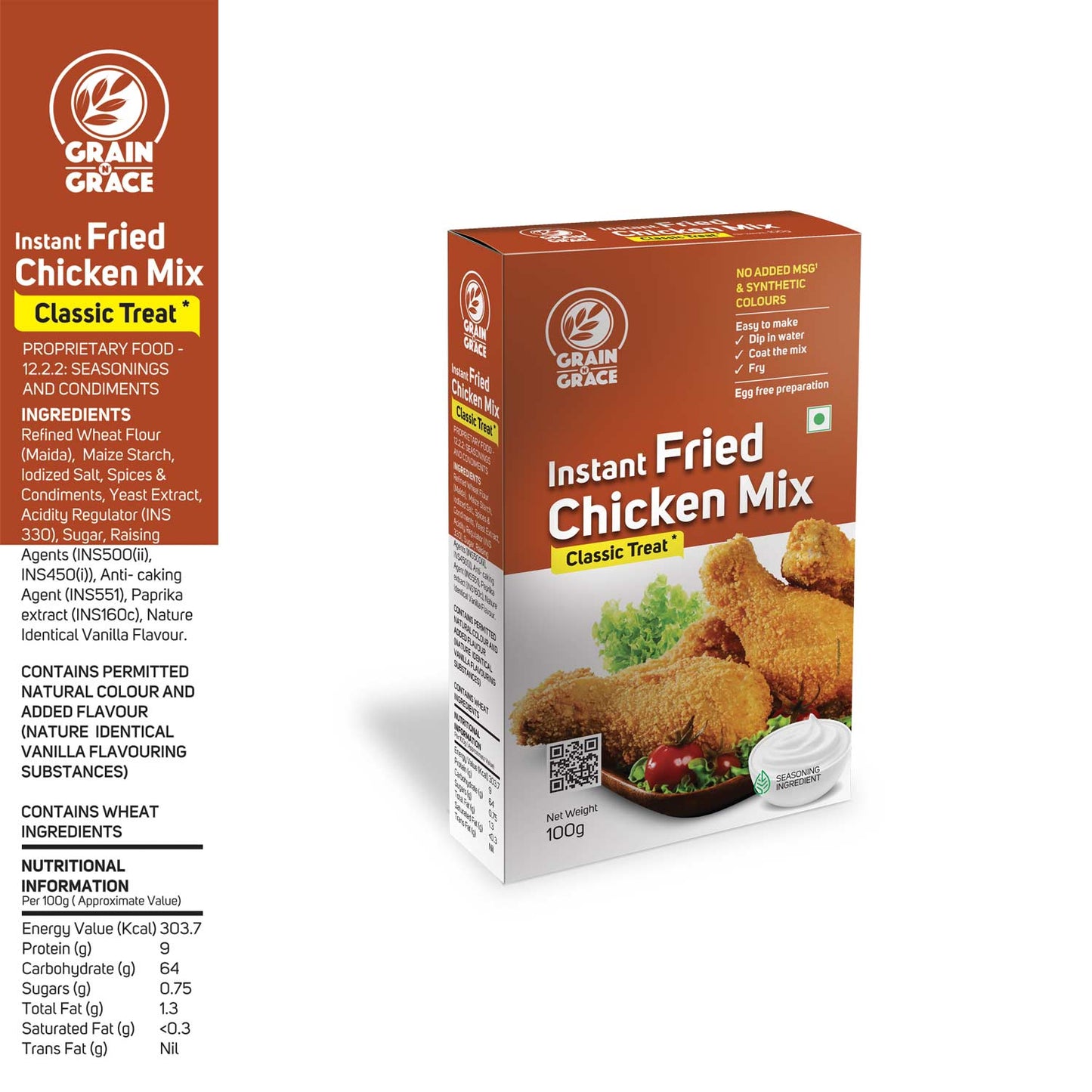 Instant Fried Chicken Mix – Classic Treat 100g (Buy 1 Get 1 Offer)