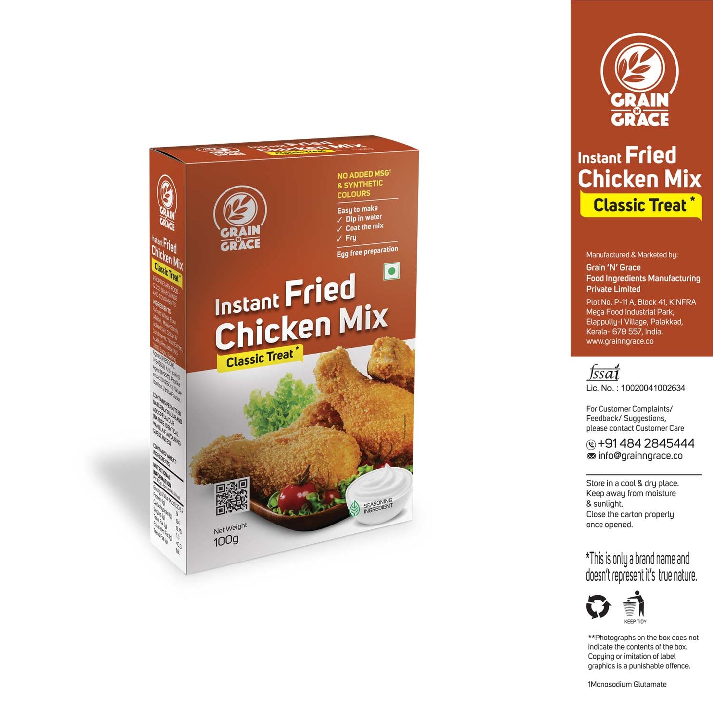 Instant Fried Chicken Mix – Classic Treat 100g (Buy 1 Get 1 Offer)