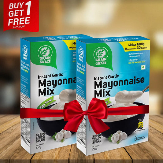 Instant Garlic Mayonnaise Mix 100g (Buy 1 Get 1 Offer) Grain N Grace