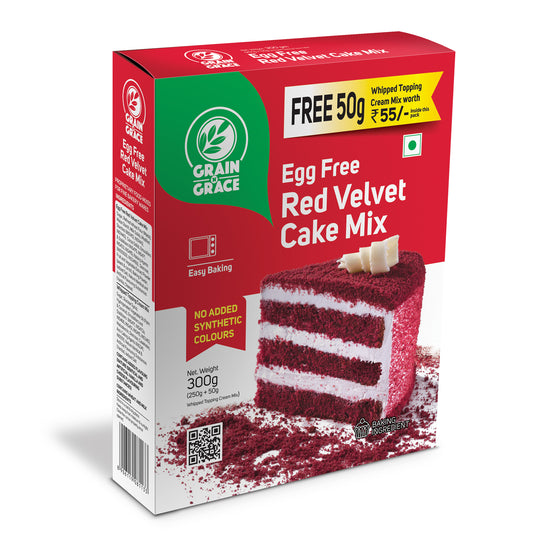 Red Velvet Cake Mix-Egg Free (300g)