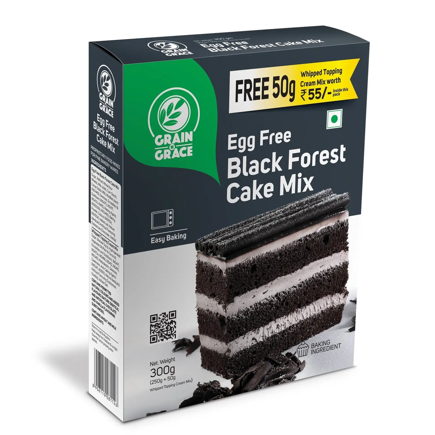 Black Forest Cake Mix-Egg Free Grain N Grace