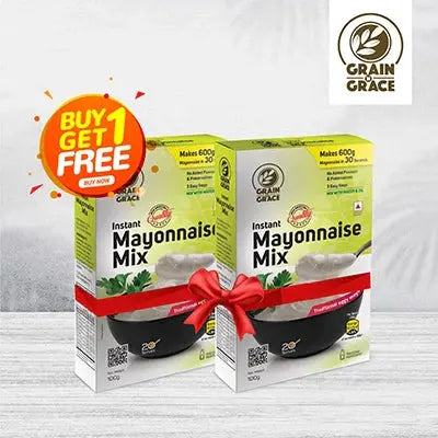 Test 12% GST for Instant Mayonnaise Mix 100g (Buy 1 Get 1 Offer) Grain N Grace