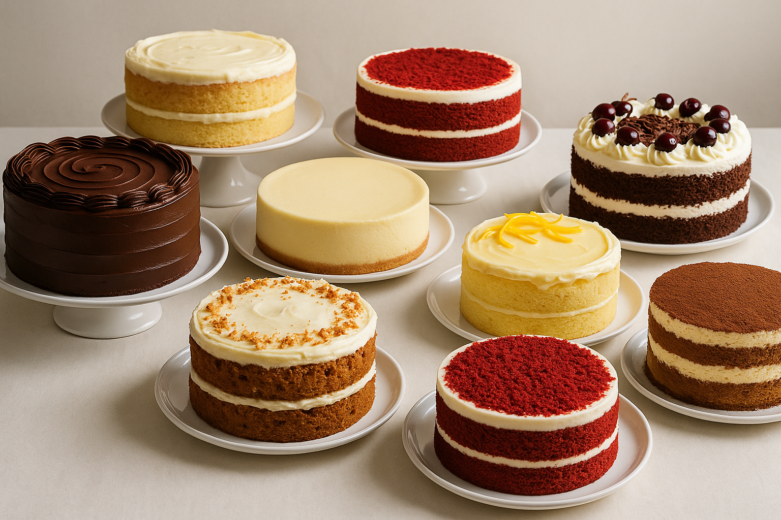 DIFFERENT TYPLESOF CAKES