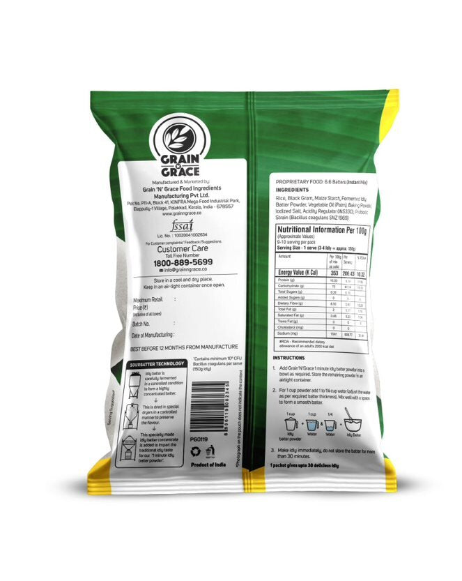 1 Minute Idly Batter Powder (500g)