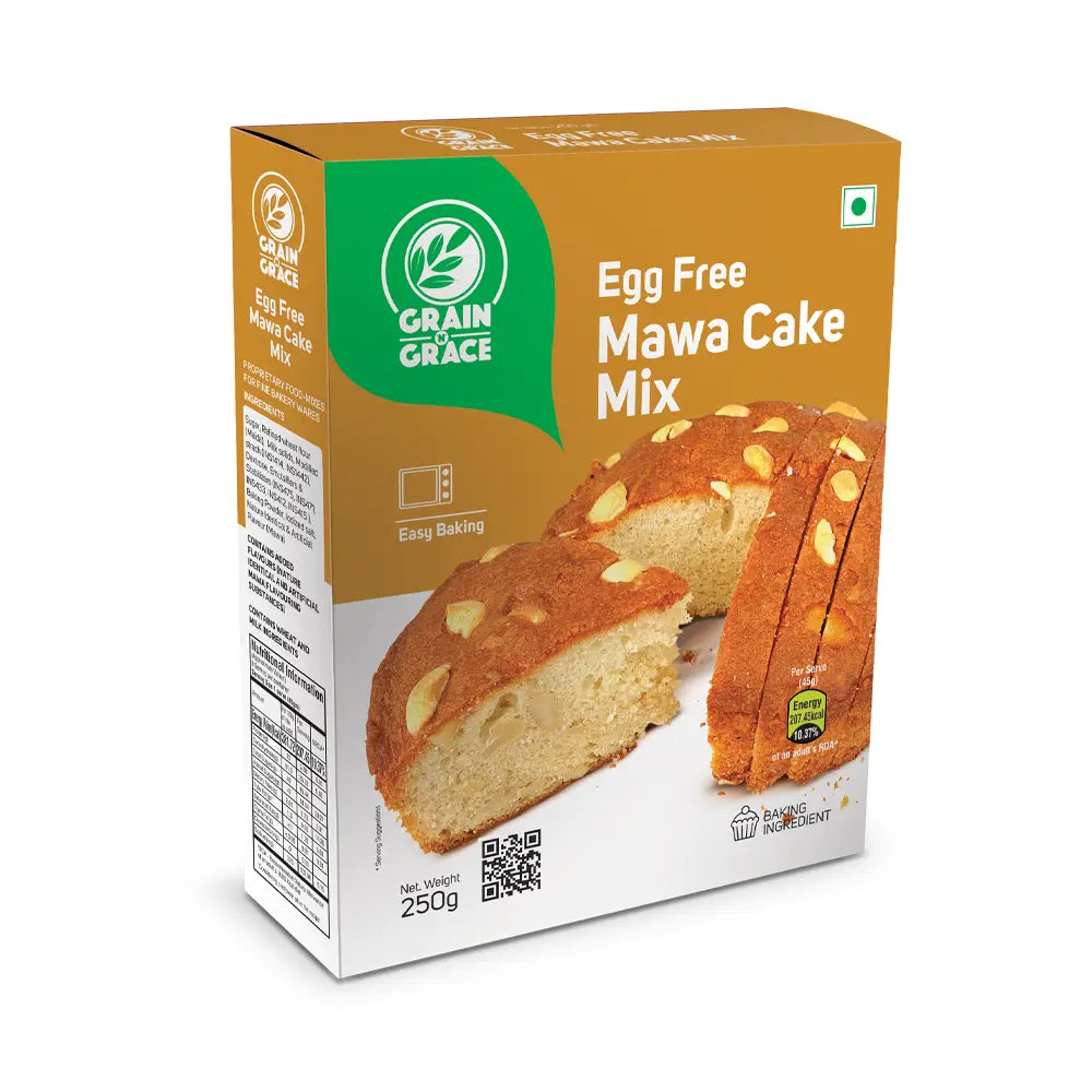 Egg Free Mava Cake Mix (250g) Grain N Grace