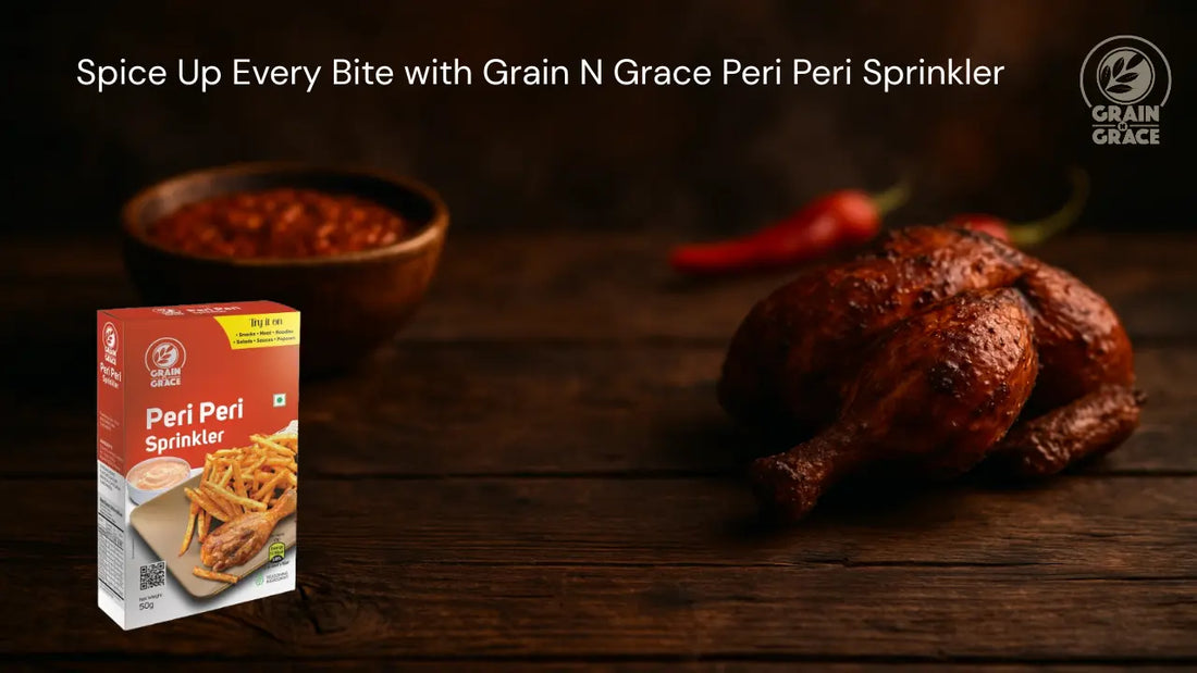 Spice Up Every Bite with Grain N Grace Peri Peri Sprinkler Grain N Grace