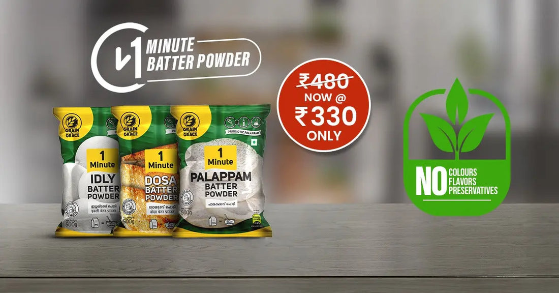 The One-Minute Dosa Batter Powder—Breakfast Made Effortless with Grain N Grace Grain N Grace