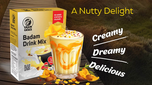 A Nutty Delight: Creamy, Dreamy, and Delicious - Grain N Grace Badam Drink Mix