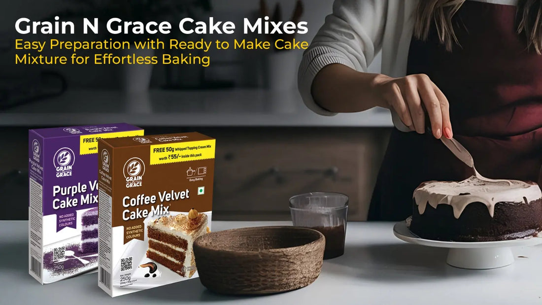 Grain N Grace Cake Mixes – Easy Preparation with Ready to Make Cake Mixture for  Effortless Baking Grain N Grace