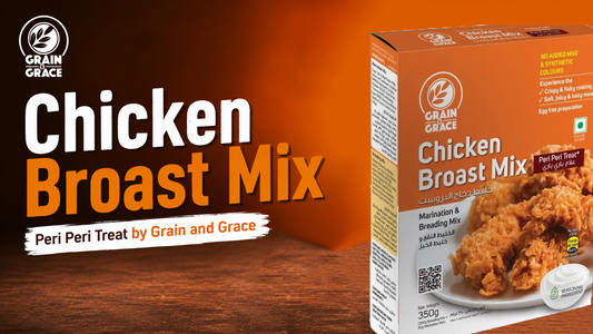 How to Prepare Crispy Peri Peri Broast Chicken Using Grain N Grace Chicken Broast Mix