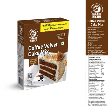 Coffee Velvet Cake Mix 250g (Buy 1 Get 1 Offer)