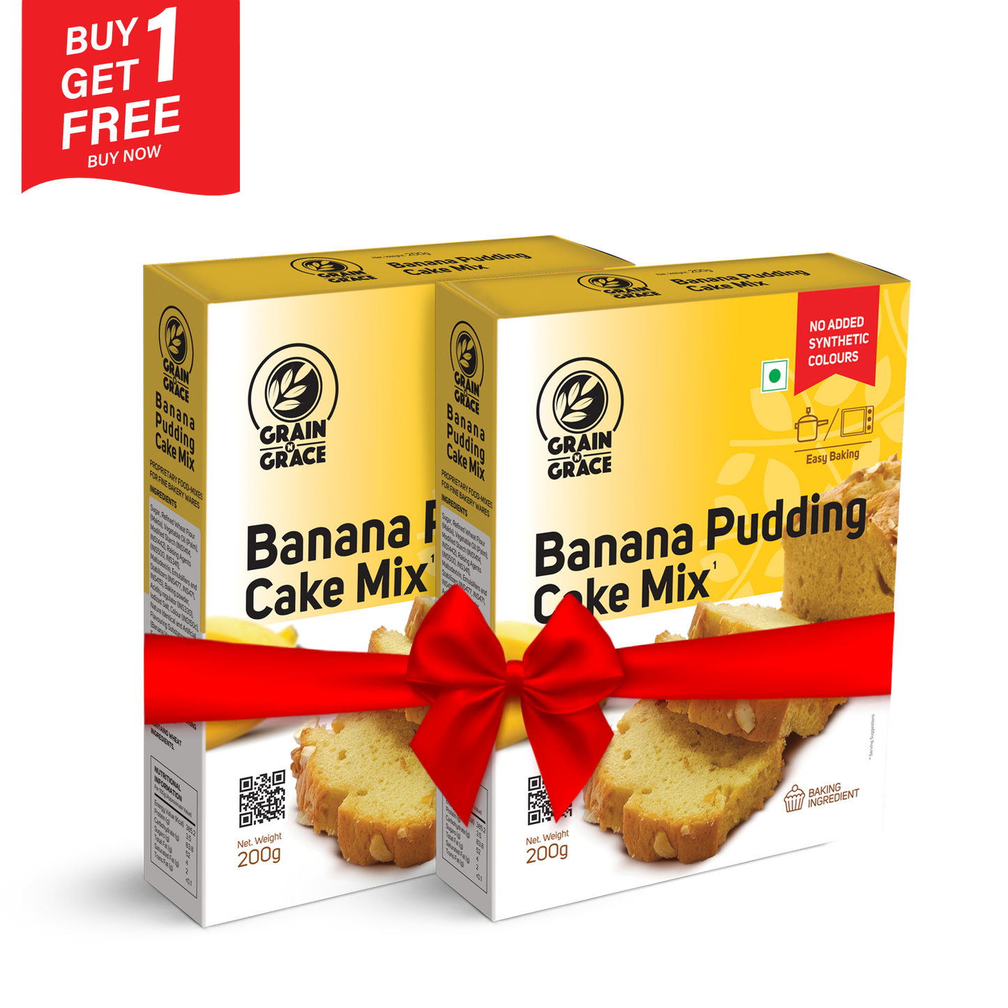 Banana Pudding Cake Mix 200g (Buy 1 Get 1 Offer)