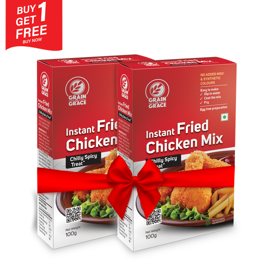 Instant Fried Chicken Mix – Chilly Spicy Treat 100g (Buy 1 Get 1 Offer)