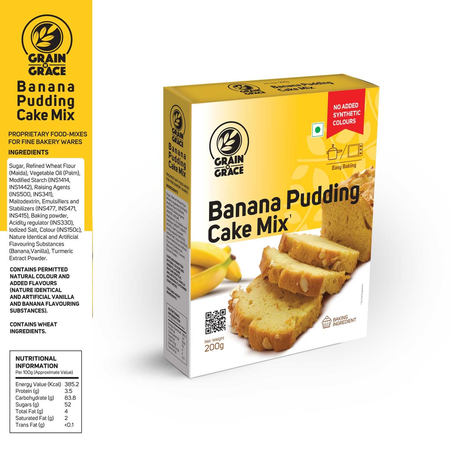 Banana Pudding Cake Mix 200g (Buy 1 Get 1 Offer)