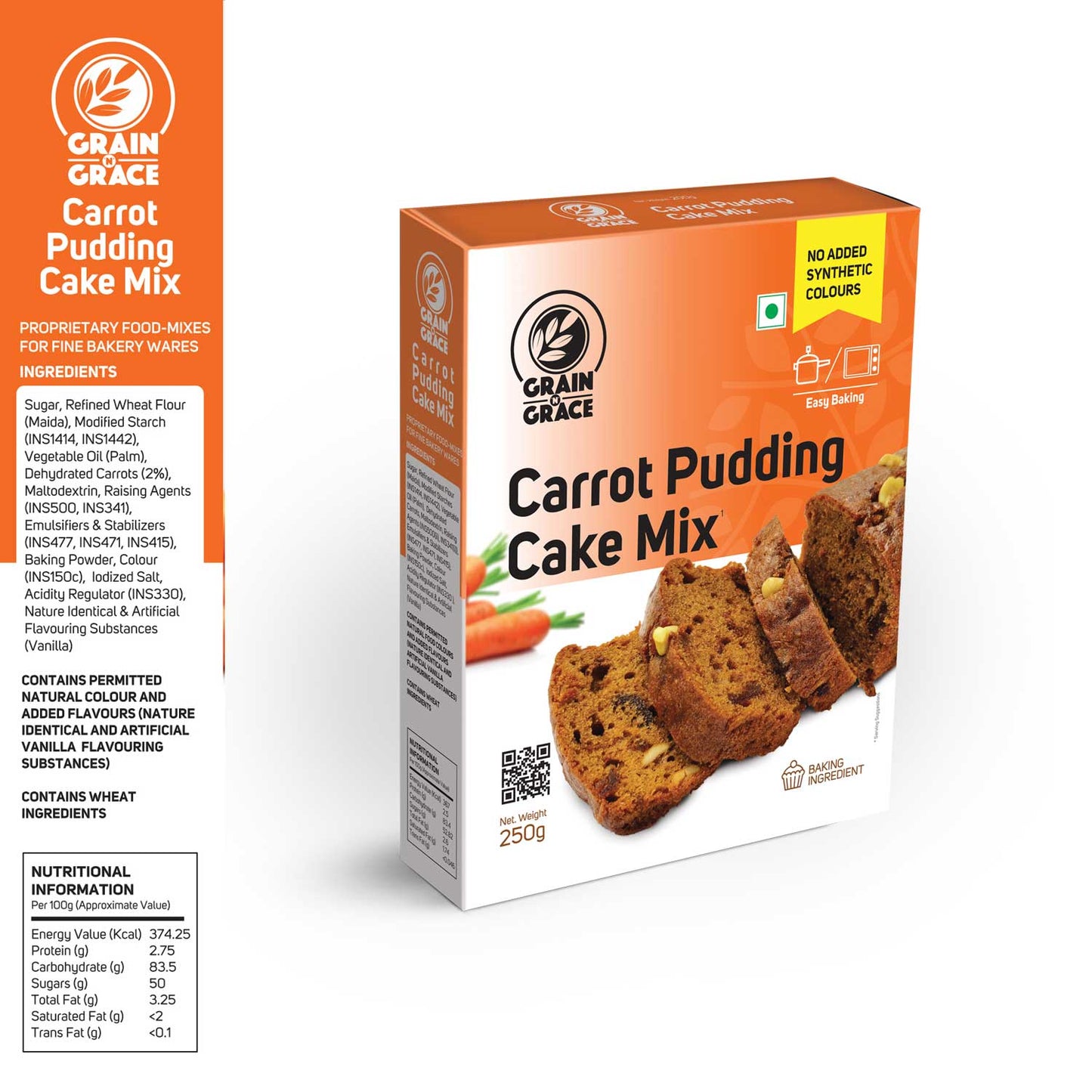 Carrot Pudding Cake Mix 250g (Buy 1 Get 1 Offer)