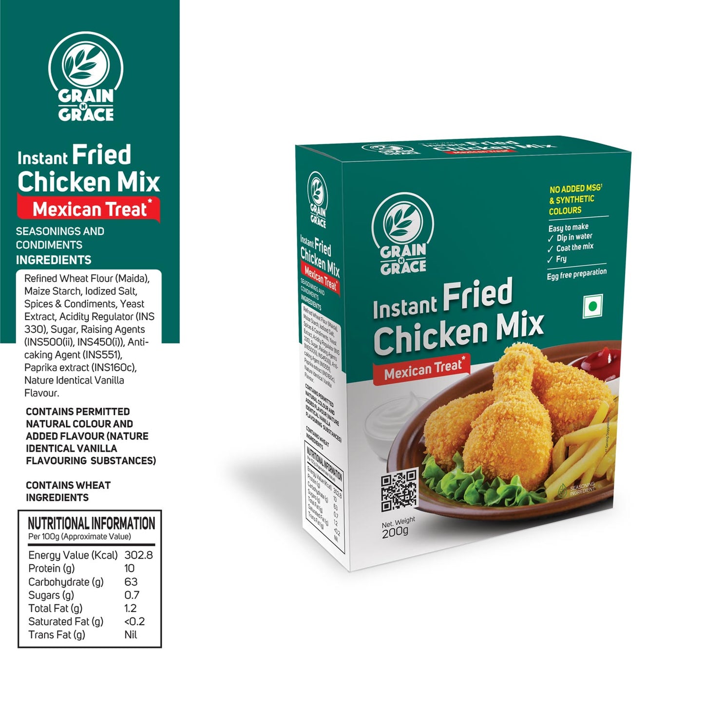 Instant Fried Chicken Mix  Mexican Treat 100g (Buy 1 Get 1 Offer)