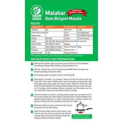 Malabar Dum Biriyani Masala (100g)