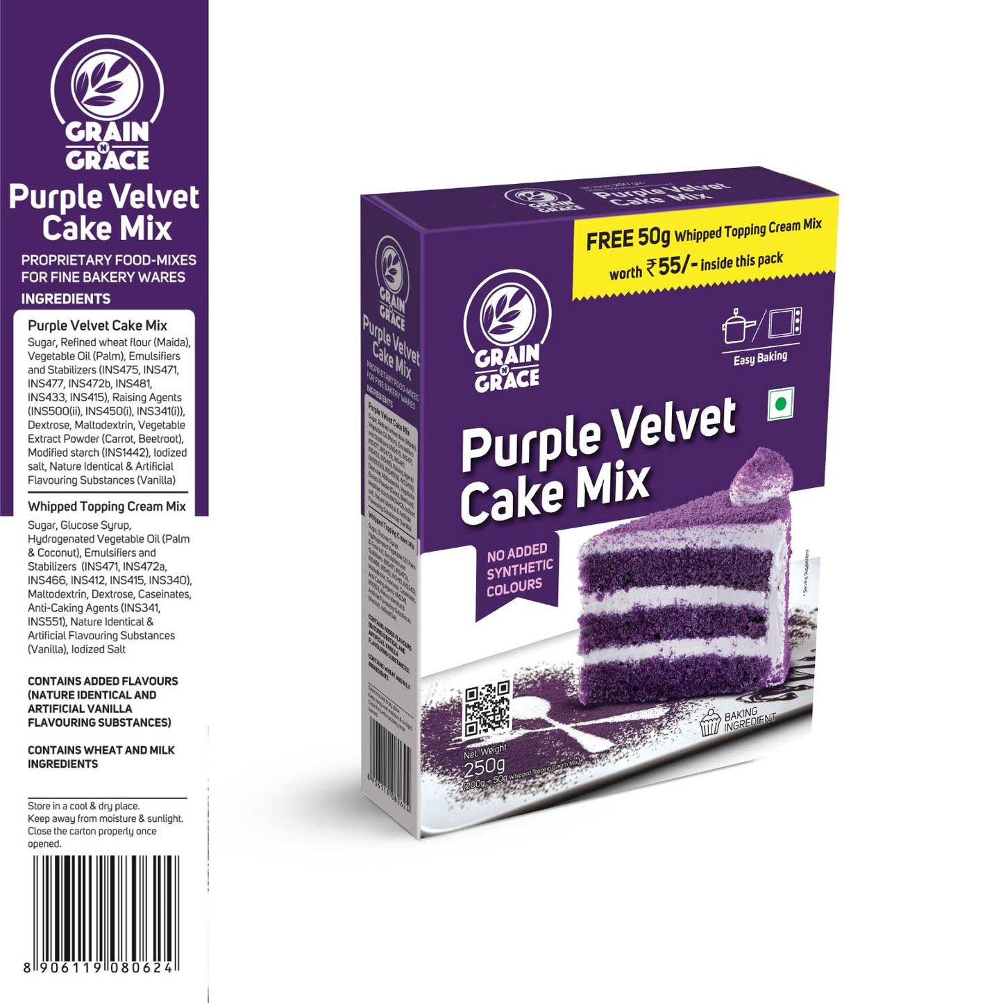 Purple Velvet Cake Mix 250g (Buy 1 Get 1 Offer)