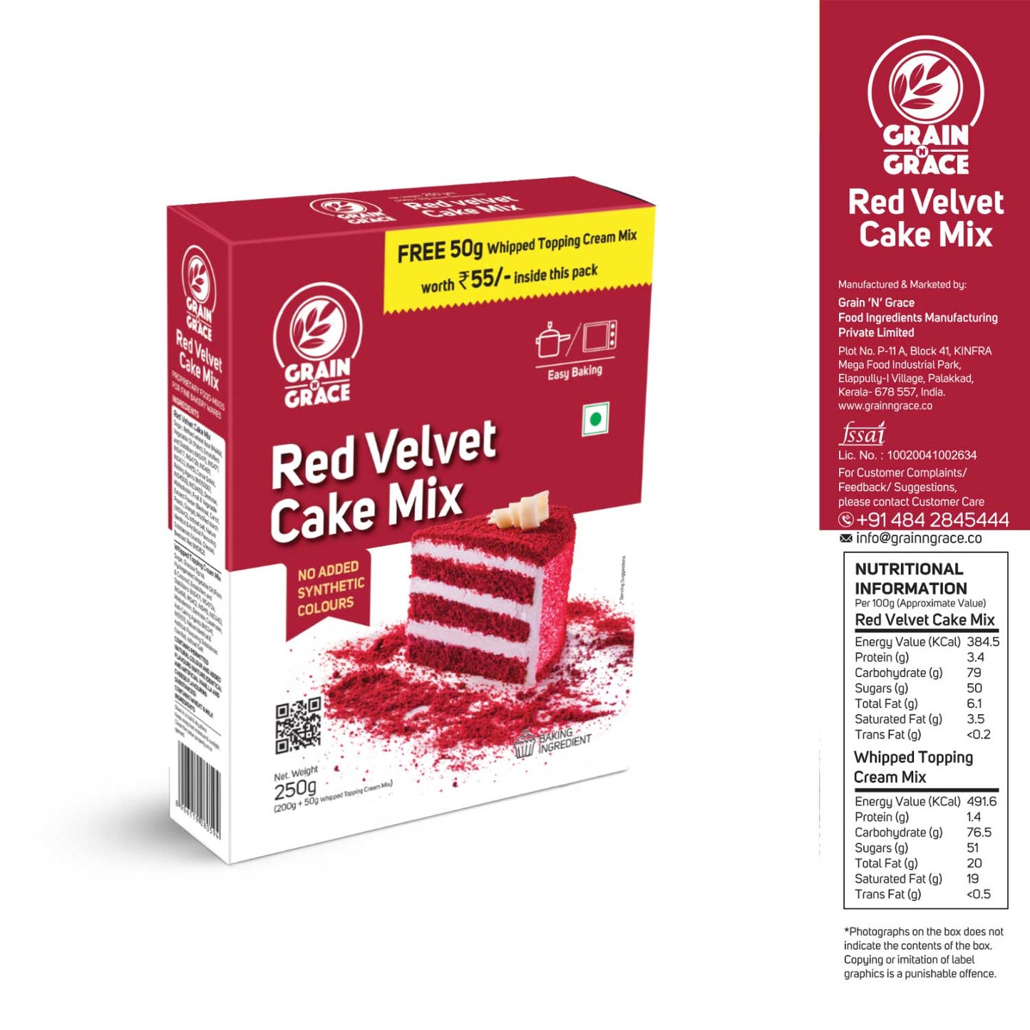 Red Velvet Cake Mix (250g)